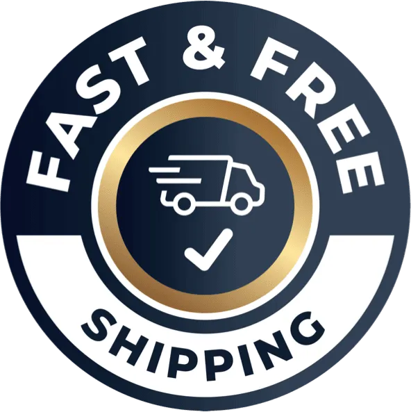Fast and free shipping